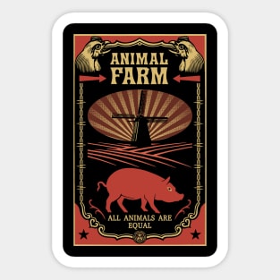 All Animals Are Equal Sticker